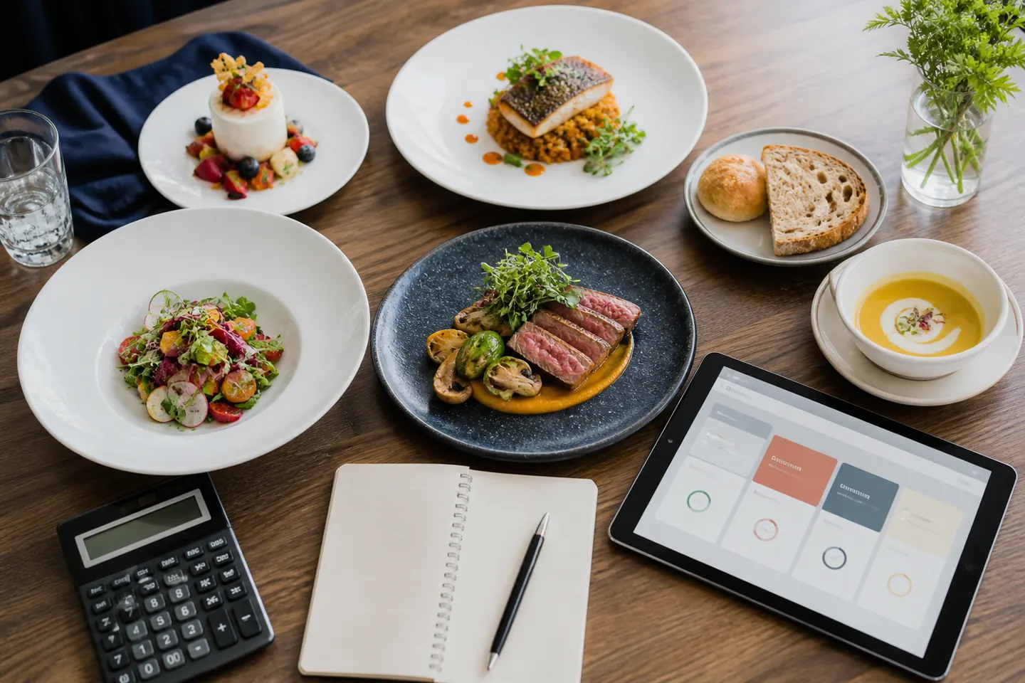 コース料理や定食のイメージ